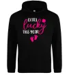 Женская толстовка (худи) Extra lucky this year Черный фото