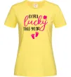 Жіноча футболка Extra lucky this year Лимонний фото