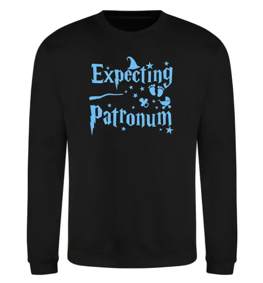 Світшот Expecting patronum Чорний фото