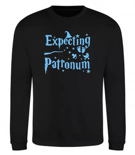 Світшот Expecting patronum Чорний фото