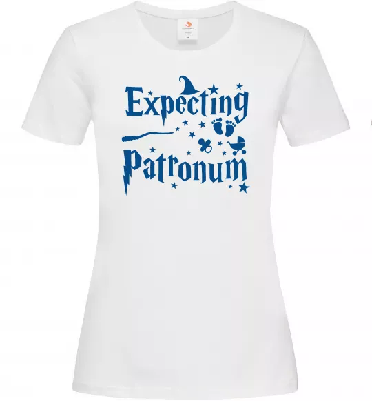 Женская футболка Expecting patronum Белый фото