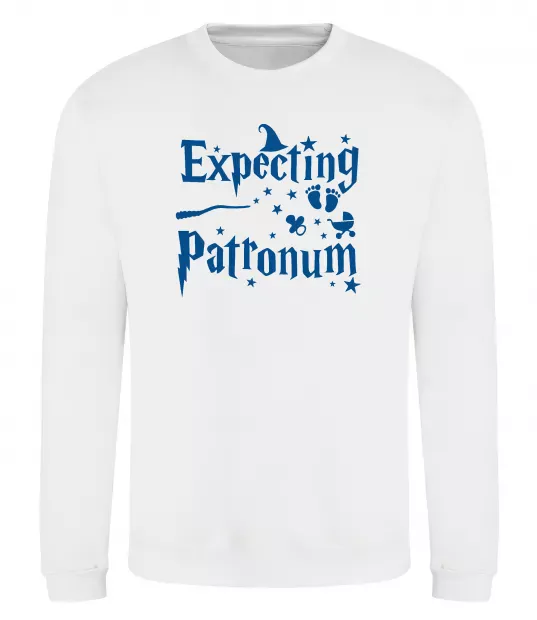 Світшот Expecting patronum Білий фото