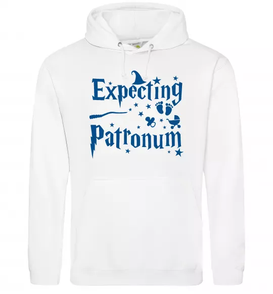 Жіноча толстовка (худі) Expecting patronum Білий фото