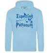 Женская толстовка (худи) Expecting patronum Голубой фото