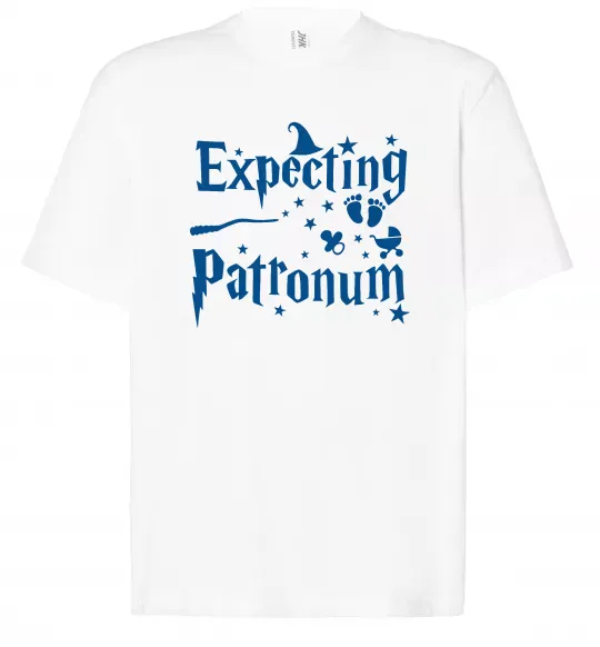 Футболка Оверсайз Expecting patronum Белый фото