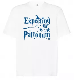 Футболка Оверсайз Expecting patronum Белый фото