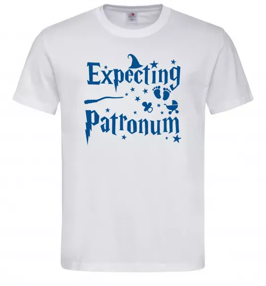 Мужская футболка Expecting patronum Белый фото