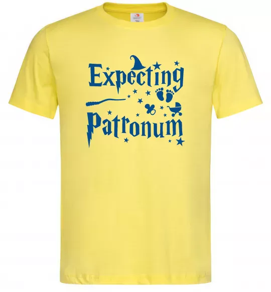 Мужская футболка Expecting patronum Лимонный фото