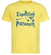 Мужская футболка Expecting patronum Лимонный Мужская футболка Expecting patronum Лимонный фото