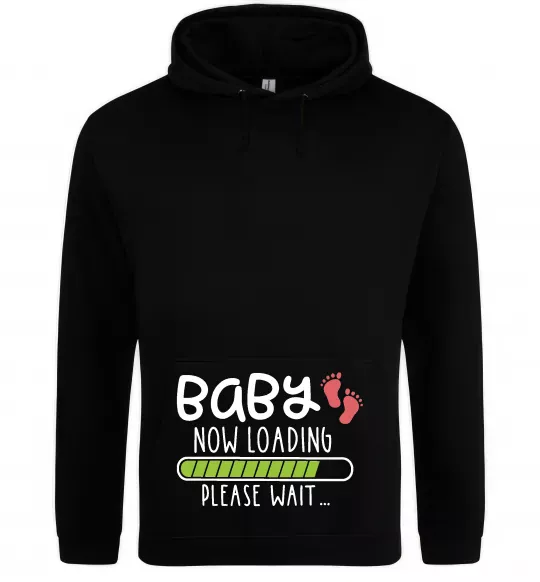 Жіноча толстовка (худі) Baby loading please wait Чорний фото
