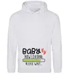 Жіноча толстовка (худі) Baby loading please wait Сірий меланж фото