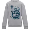 Детский Свитшот NYC art Серый меланж фото