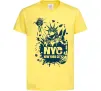 Дитяча футболка NYC art Лимонний фото