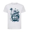 Детская футболка NYC art Белый фото