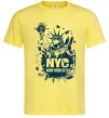 Мужская футболка NYC art Лимонный фото