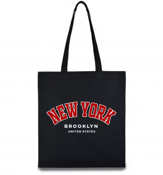 Эко-сумка NY Brooklyn Черный фото