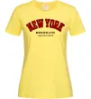 Женская футболка NY Brooklyn Лимонный фото