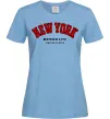 Женская футболка NY Brooklyn Голубой фото