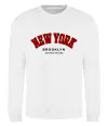 Свитшот NY Brooklyn Белый фото