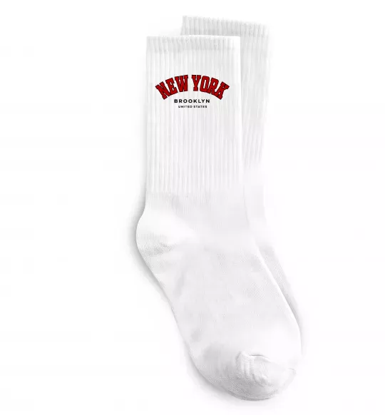 Шкарпетки NY Brooklyn Білий фото