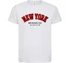 Дитяча футболка NY Brooklyn Білий Дитяча футболка NY Brooklyn Білий фото