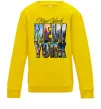 Детский Свитшот New York pictures Солнечно желтый фото