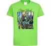 Детская футболка New York pictures Лаймовый фото