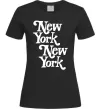 Жіноча футболка New York New York Чорний фото