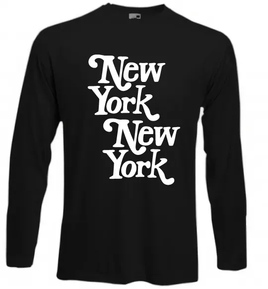 Лонгслів New York New York Чорний фото