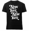 Мужская премиум футболка New York New York Черный фото