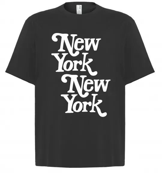 Футболка Оверсайз New York New York Черный фото