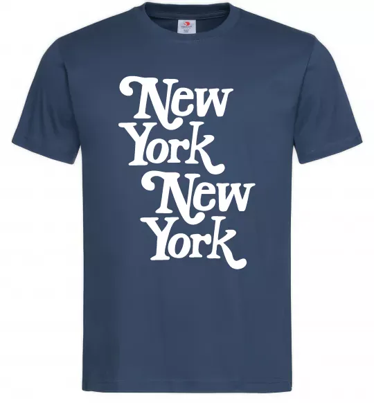 Мужская футболка New York New York Темно-синий фото