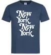 Мужская футболка New York New York Темно-синий фото