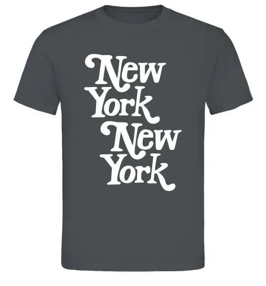 Мужская футболка New York New York Графит фото