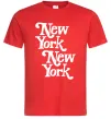 Мужская футболка New York New York Красный фото
