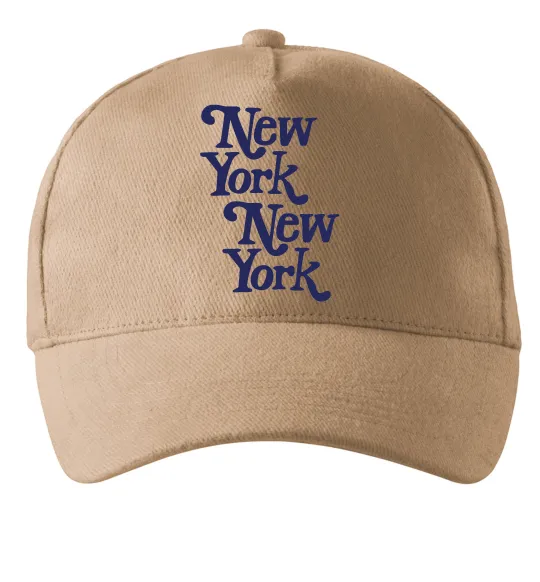 Кепка New York New York Песочный фото