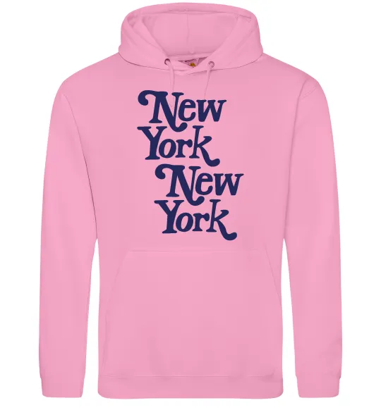 Женская толстовка (худи) New York New York Розовый фото