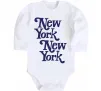 Дитячий бодік New York New York Білий фото