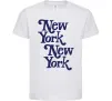 Дитяча футболка New York New York Білий фото