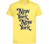 Дитяча футболка New York New York Лимонний фото
