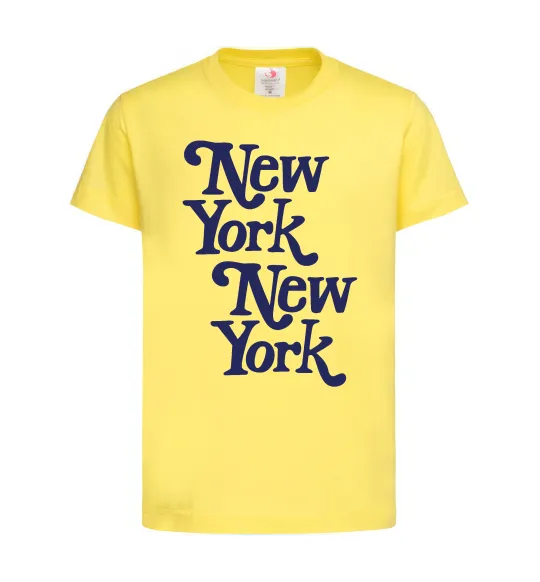 Детская футболка New York New York Лимонный фото