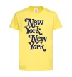 Детская футболка New York New York Лимонный фото