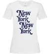 Жіноча футболка New York New York Білий фото