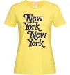 Жіноча футболка New York New York Лимонний фото