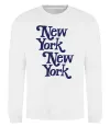 Свитшот New York New York Белый фото