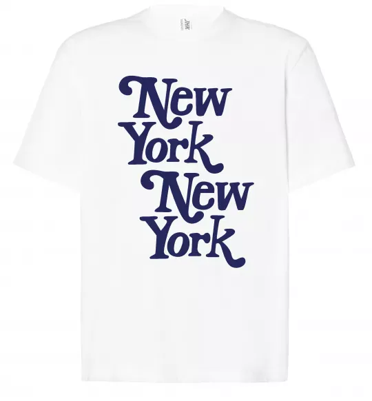 Футболка Оверсайз New York New York Белый фото