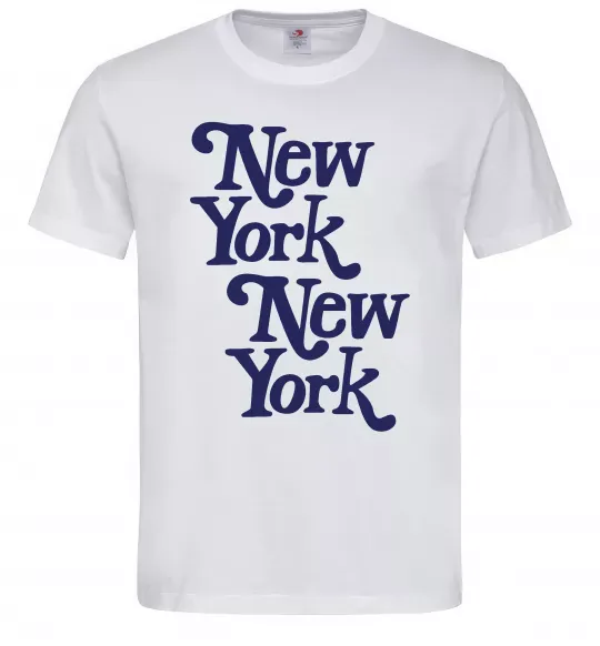 Мужская футболка New York New York Белый фото