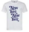 Мужская футболка New York New York Белый фото