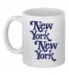 Чашка керамічна New York New York Білий фото