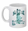 Чашка керамічна New York Liberty Білий фото